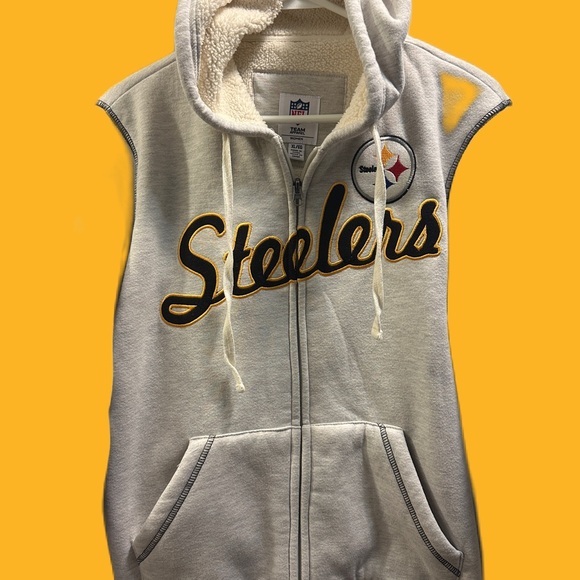 NFL 🏈Team Apparel Women Pittsburgh Steelers Hoodie. Fleece/Sherpa lined.  SZ XL - Picture 10 of 12